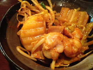 韓国石鍋ホルモン焼き