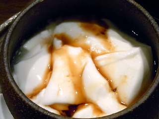 杏仁豆腐　キャラメルソースで