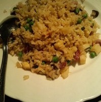 楊州式五目黒チャーハン