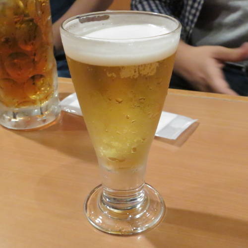 ミニグラスビール