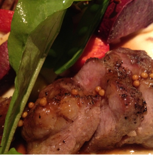 豚のグリルステーキ