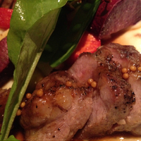 豚のグリルステーキ