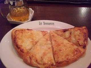 ゴルゴンゾーラのピザ