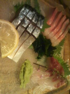 本日のお造り各種