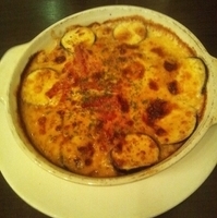 ナスとベーコンのドリア