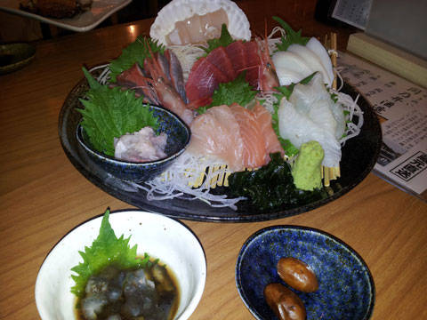 本日の激得刺盛り