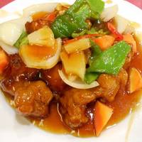 ビールセット　酢豚