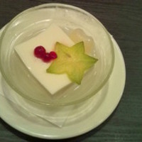 もちもち杏仁豆腐