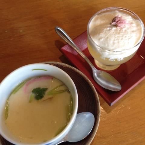 ランチ2 茶碗蒸し&デザート