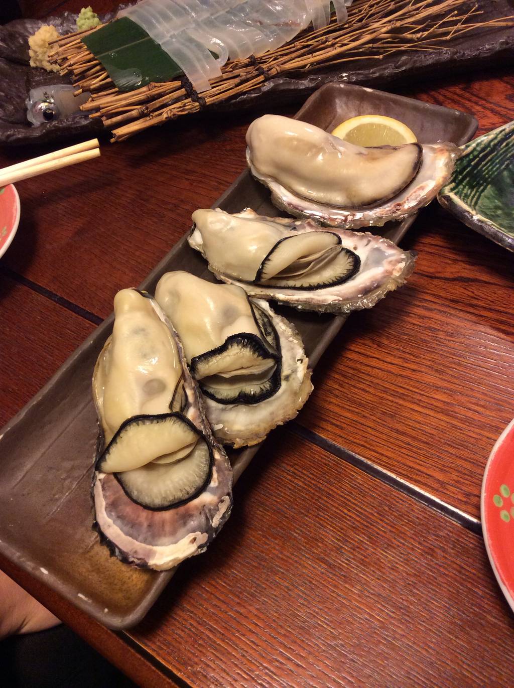 活スルメイカ姿造り