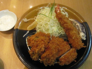 かきふらいとヒレ膳