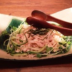 ミミガーと大根の明太サラダ