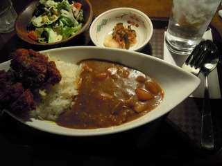 チキンカツカレーセット