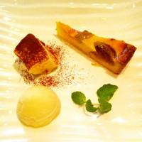 パイナップルのアイス、ティラミス、無花果…