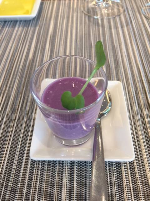 紫芋のスープ