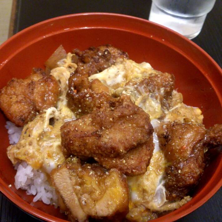 プチ唐揚げ丼