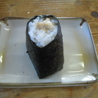 春菊とちくわの天ぷら