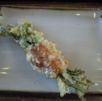 春菊とちくわの天ぷら