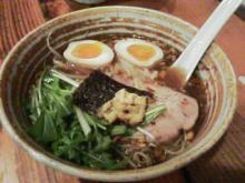 醤油焦がし味玉ラーメン