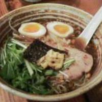 醤油焦がし味玉ラーメン