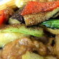 豚肉と野菜の山椒炒め