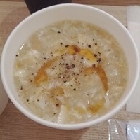 海老と豆腐の淡雪スープ