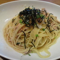 ツナと大根のしょうゆパスタ