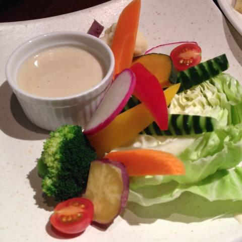 色彩野菜のバーニャカウダ