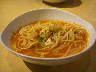 海の幸ピリ辛トマトスープ