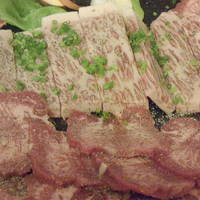 サーロインステーキ・塩タン、カルビ