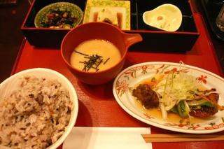 鯵のあんかけ定食