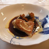 薩摩軍鶏のポアレ