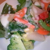 野菜とビシソワーズのサラダ