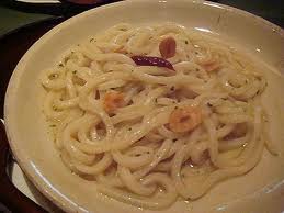 うどんのぺペロンチーノ