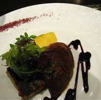 鰻とフォアグラのソテー・マンゴー添え