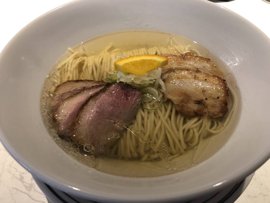 鴨そば 塩チャーシュー麺