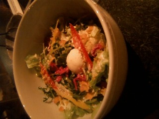 シーザーサラダ温玉のせ