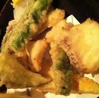 鯛と季節野菜の天ぷら
