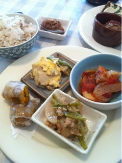 選べるお惣菜のランチ