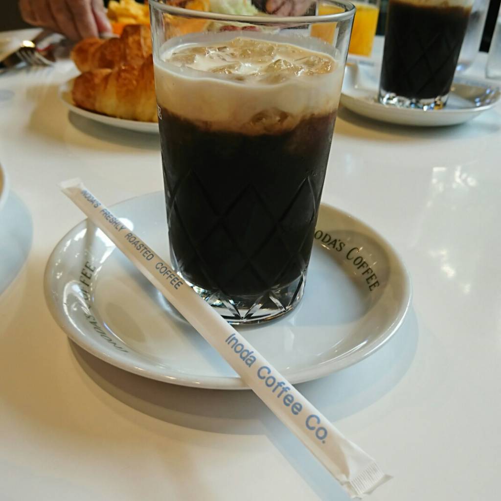 イノダコーヒ本店の、京の朝食に付いてくるアイスコーヒーです。