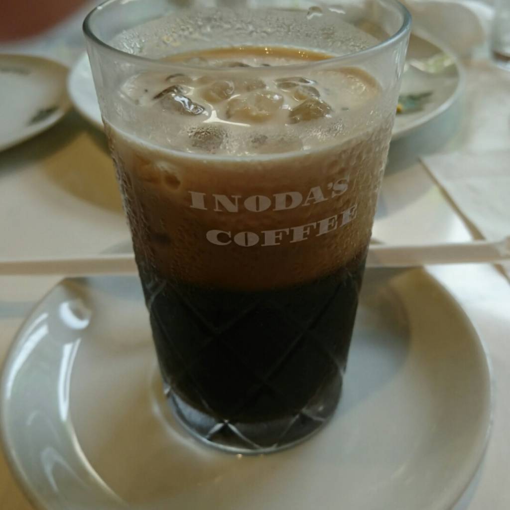 イノダコーヒ本店の、京の朝食のアイスコーヒーです。