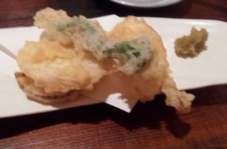 イカと野菜の天ぷら