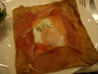 生ハムのガレット