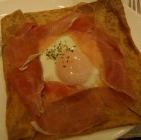 生ハムのガレット