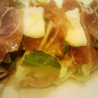 パルマ産生ハム  ルリアーノのサラダ