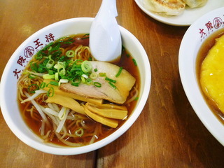 天津飯ラーメンセット