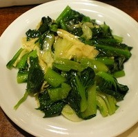 有機野菜と生湯葉の炒め物
