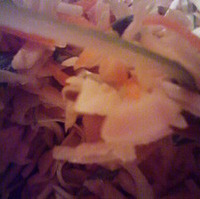 鶏肉とキャベツのあえもの