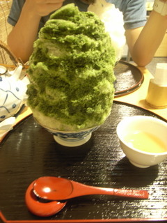 抹茶のかきごおり