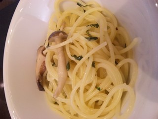 大葉ときのこの和風パスタ